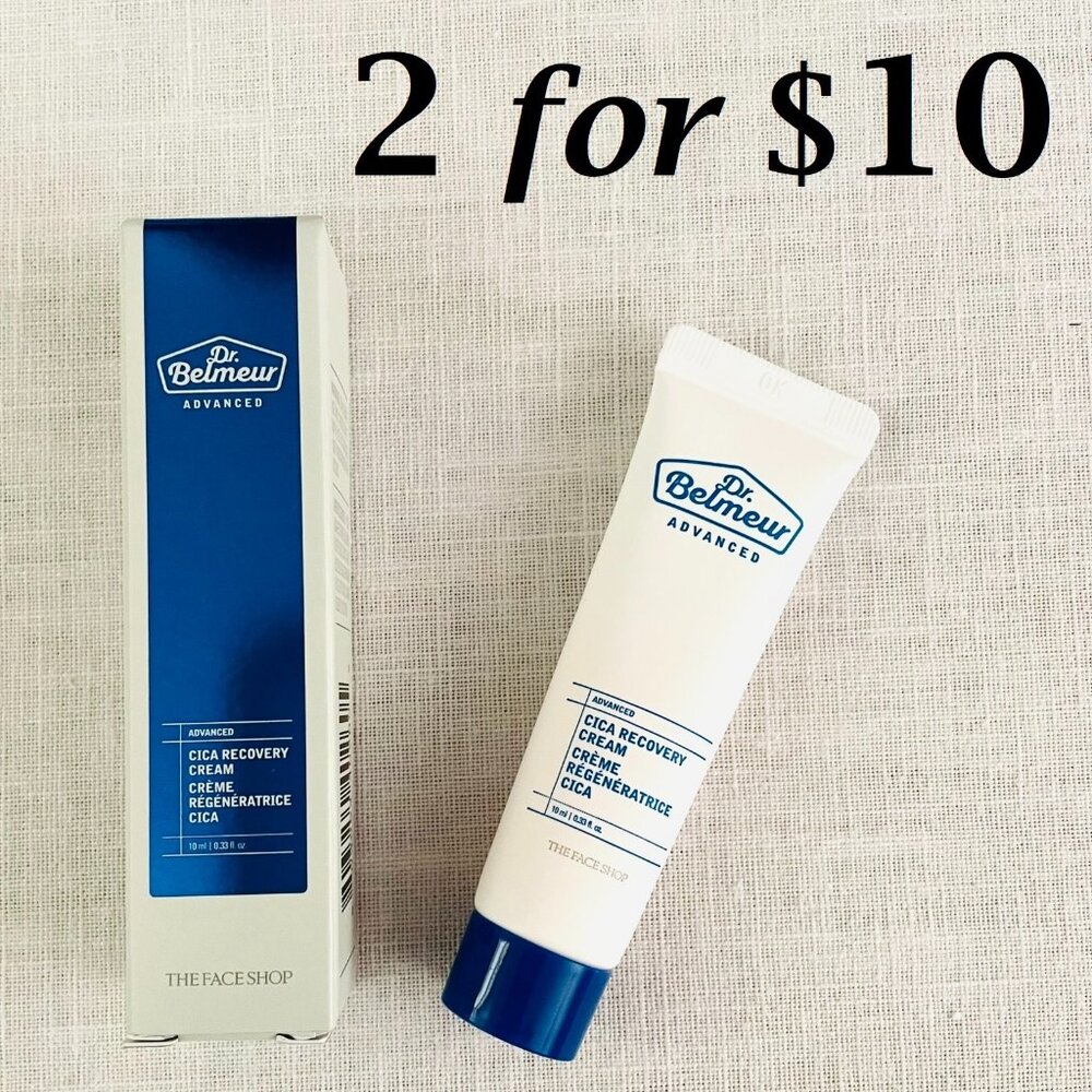 TheFaceShop Dr Belmeur Advanced Cica Recovery Cream 10ml Trial Travel Size